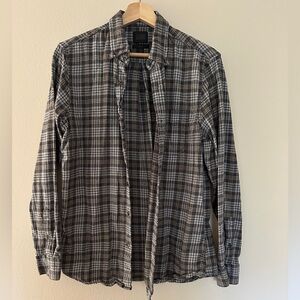 14th & Union Gray Plaid Flannel Men’s M